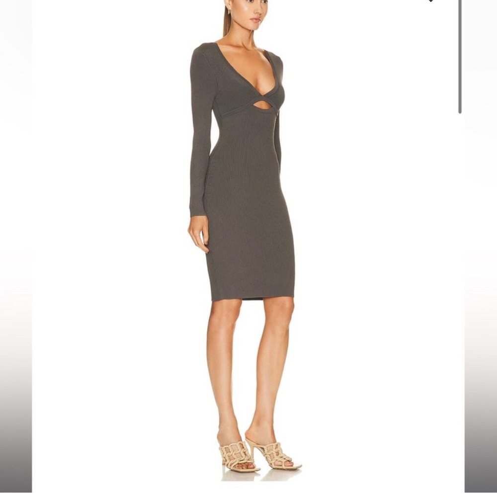 IRO Charcoal Long Sleeve Dress NWT Size M